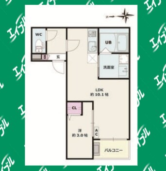 間取図 Jack tayaⅡ