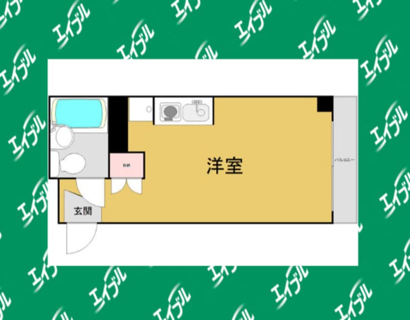 間取図 マンションAA