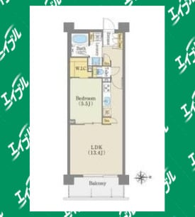 間取り図 名古屋市営地下鉄東山線/藤が丘駅 徒歩10分 4階 築9年