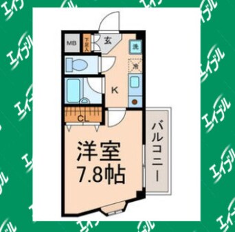 間取図 名鉄瀬戸線/小幡駅 徒歩26分 2階 築25年