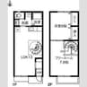 名鉄名古屋本線/鳴海駅 徒歩12分 1階 築21年 2LDKの間取り