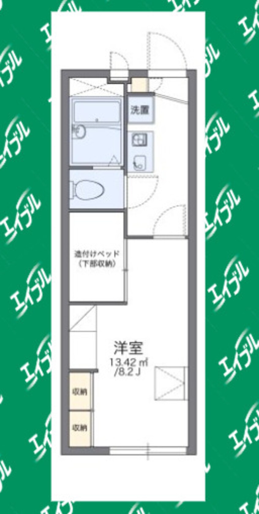 間取図 レオパレスＬｏｎｄｅｎ　Ｂ