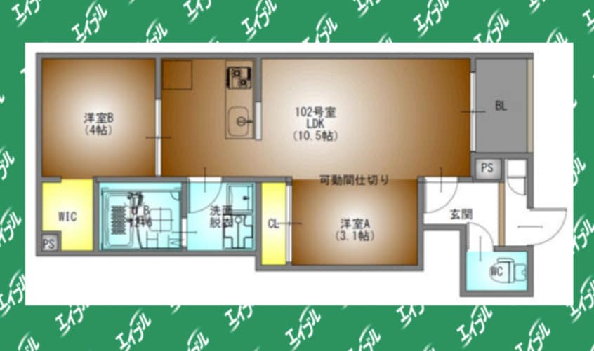 間取図 名古屋市営地下鉄桜通線/桜山駅 徒歩15分 1階 1年未満