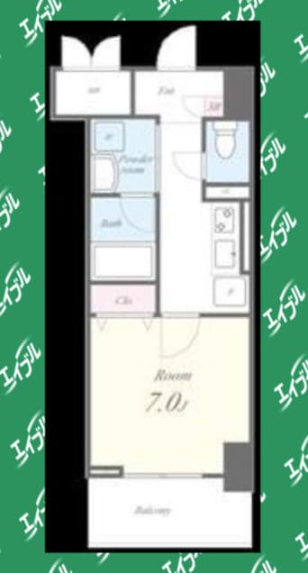 間取図 東海道本線/尾頭橋駅 徒歩14分 11階 築2年