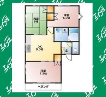 間取図 ファミール青空