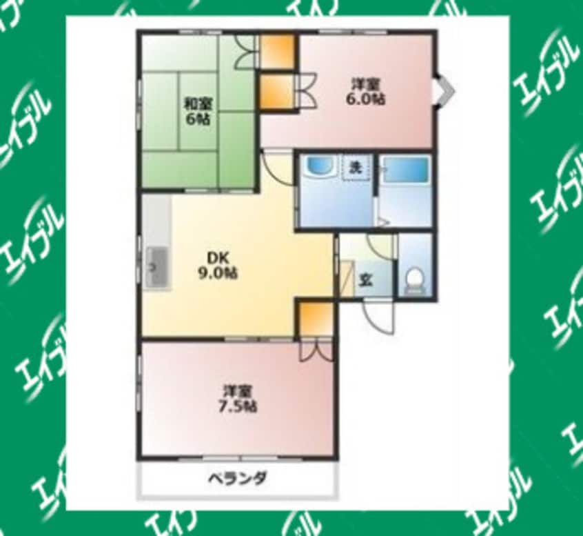 間取図 ファミール青空