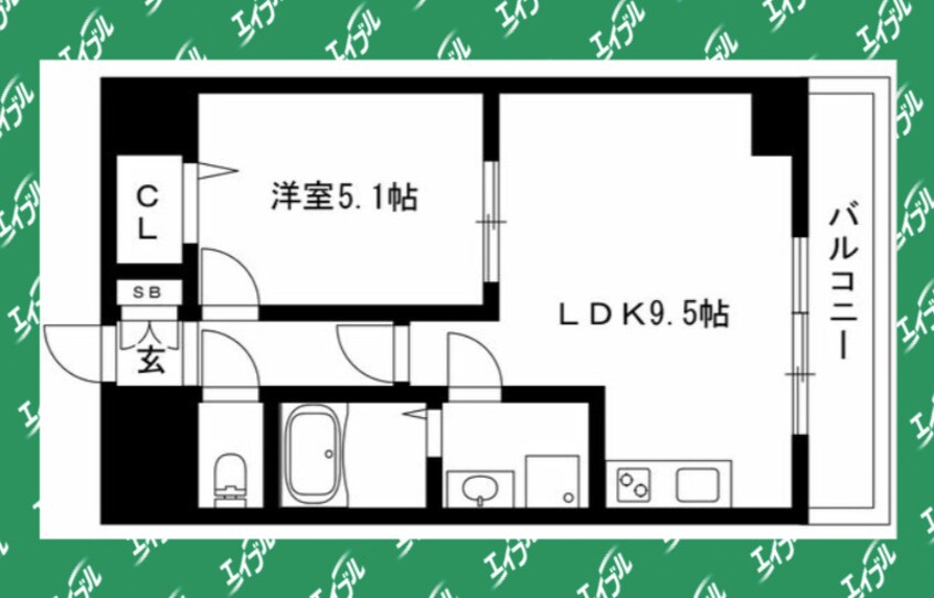 間取図 サンマール金山南