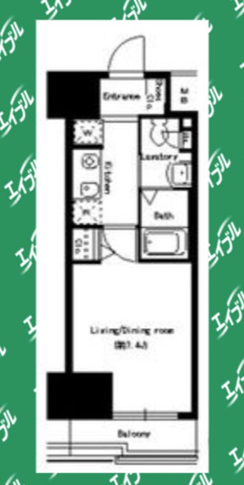間取図 パークアクシス丸の内