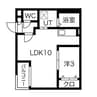 名鉄名古屋本線/本笠寺駅 徒歩10分 3階 築浅 1LDKの間取り