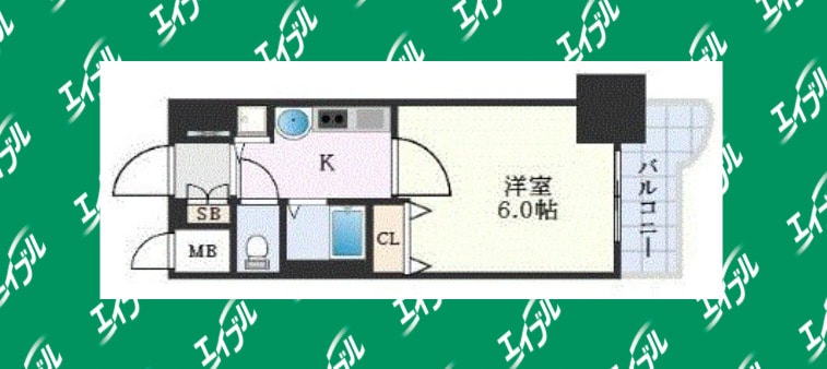 間取り図 プレサンス名古屋城前