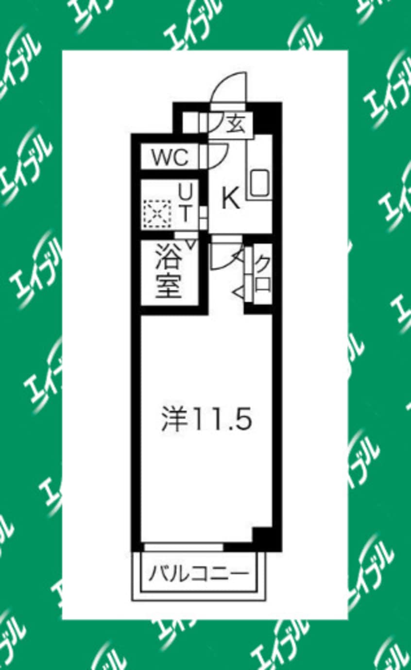 間取図 フィオーレのま