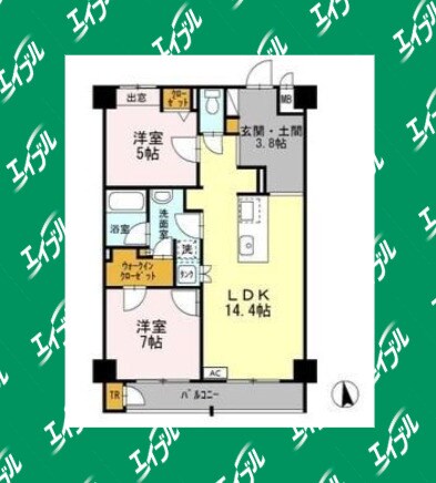 間取り図 TRIーSTAGE