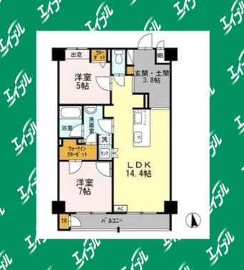 間取図 TRIーSTAGE