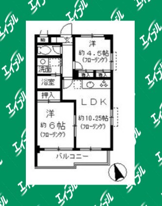 間取り図 グランドール大幸Ⅱ