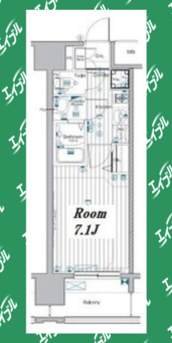 間取図 メイクスデザイン鶴舞