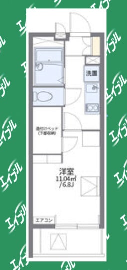 間取り図 レオパレスまつばら