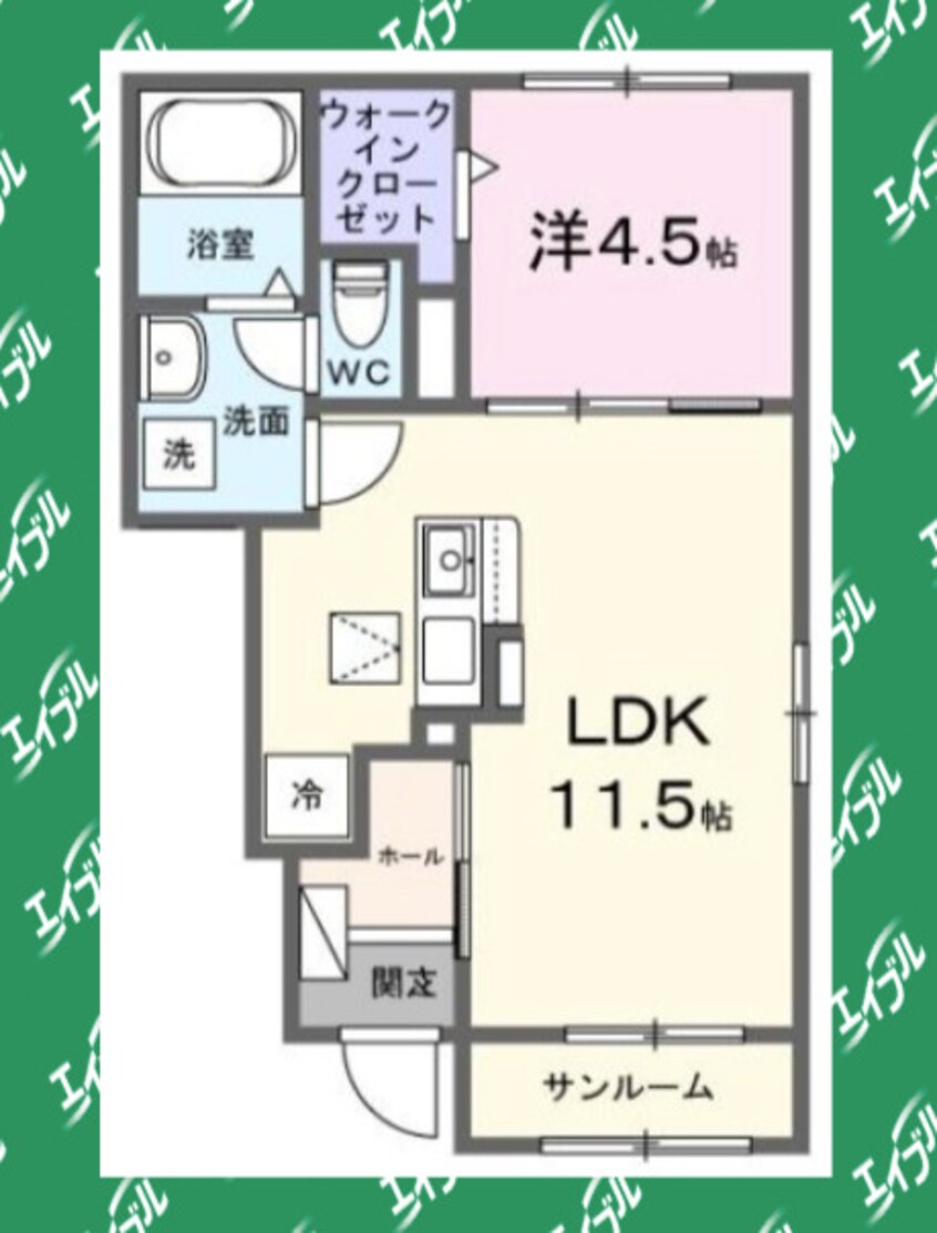 間取図 ソラ　クレール