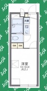 レオパレスマーフ 1Kの間取り