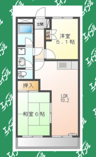 間取り図 リバーサイドＮ・Ｋ