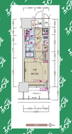 間取り図 プレサンス丸の内アドブル