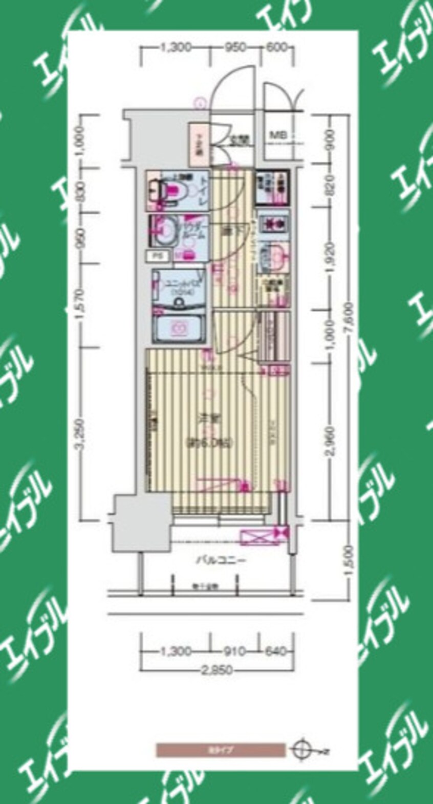 間取図 プレサンス丸の内アドブル
