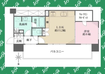 間取図 プラウドタワー名古屋伏見