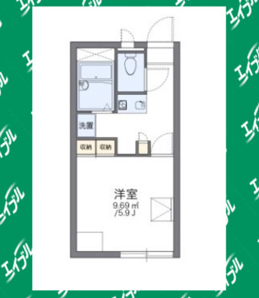 間取図 レオパレス畑田