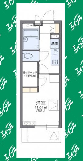 間取り図 レオパレスフリーデン