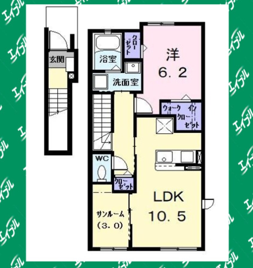 間取図 エスポワール　ＫⅢ