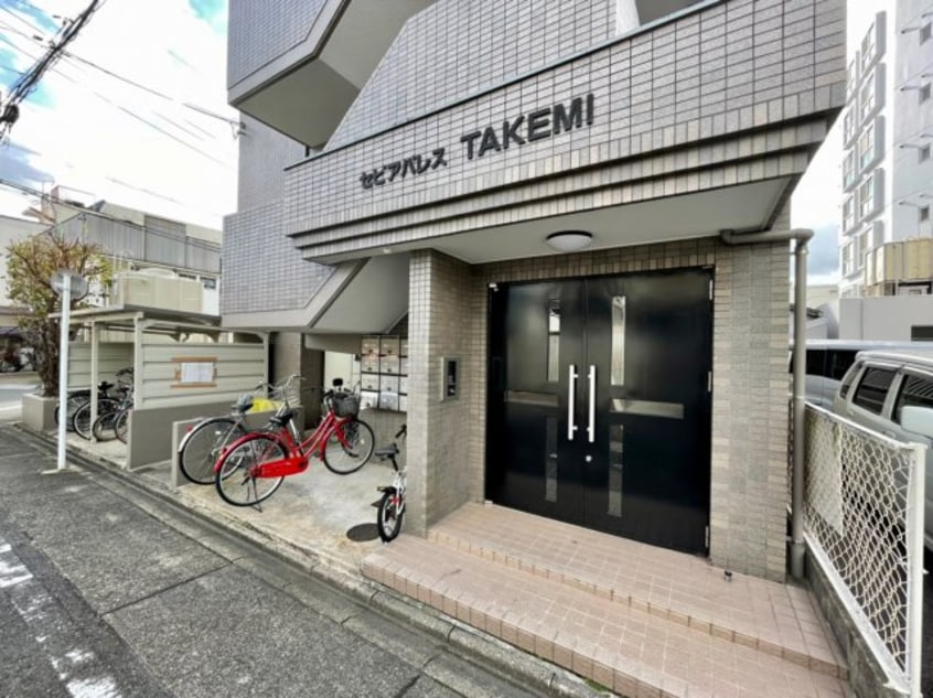 毎日通るエントランスはこのようになっています セピアパレスＴＡＫＥＭＩ