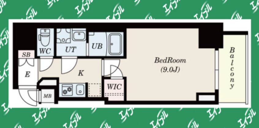 間取図 名古屋市営地下鉄名城線/東別院駅 徒歩5分 13階 築3年