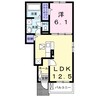 ウィステリア　Ｃ．Ｄ．Ｓ 1LDKの間取り