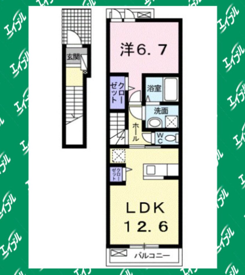間取図 オレンジファーム