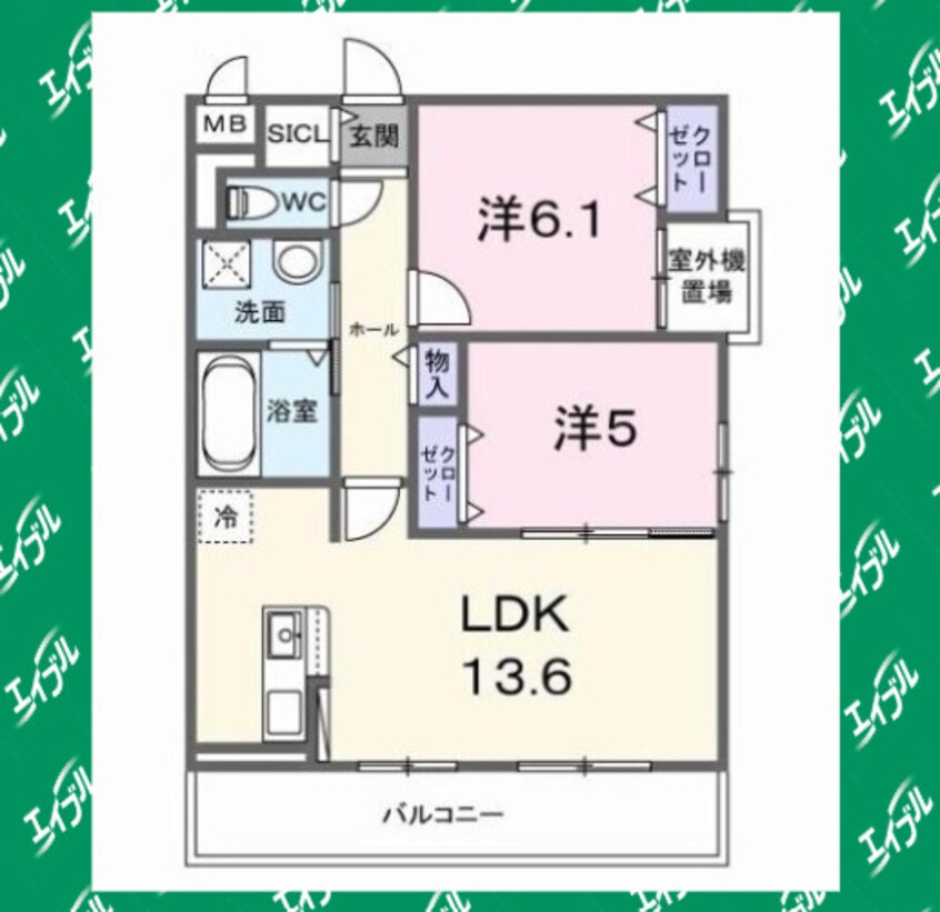 間取図 スイート滝ノ水