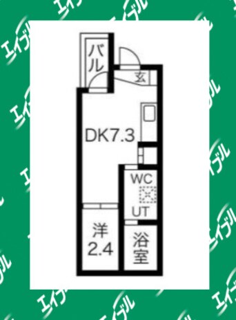 間取図 グランレーヴ名駅