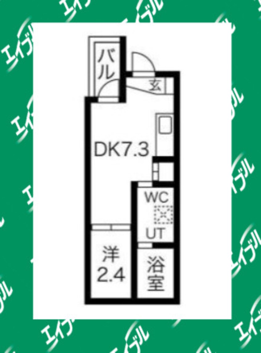 間取図 グランレーヴ名駅