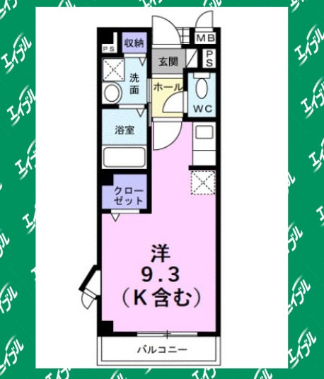 間取り図 名鉄河和線/青山駅 徒歩5分 2階 築22年