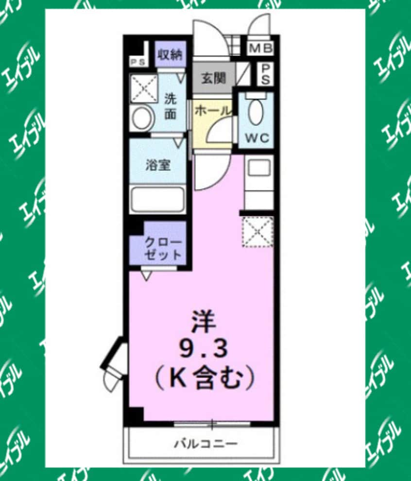 間取図 名鉄河和線/青山駅 徒歩5分 2階 築22年