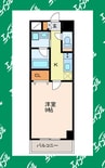 プランドール浅間町 1Kの間取り