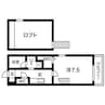 IN STYLE DOTOKU 1Kの間取り
