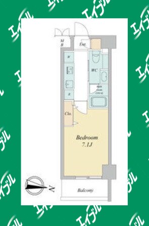 間取り図 ヴェルデシア名駅南