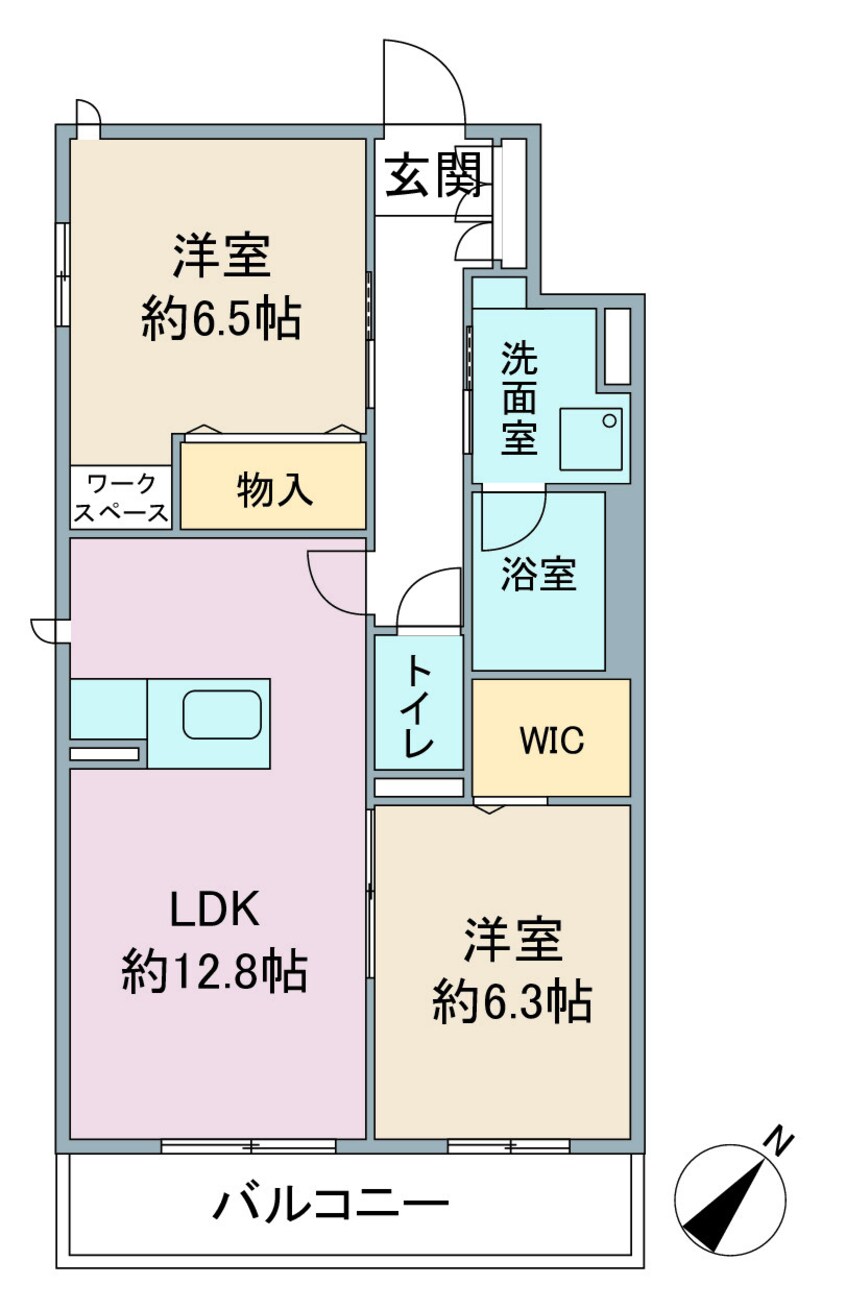 間取図 フェリシアガーデン