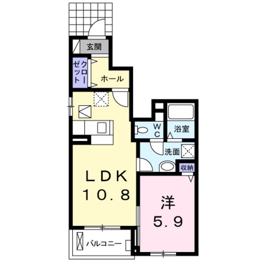 間取図 リルシア　Ⅰ