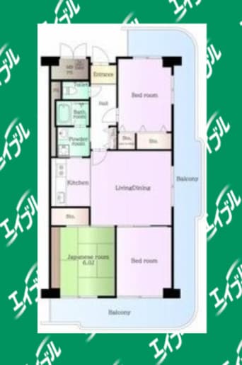 間取図 サンマンション千種公園D棟
