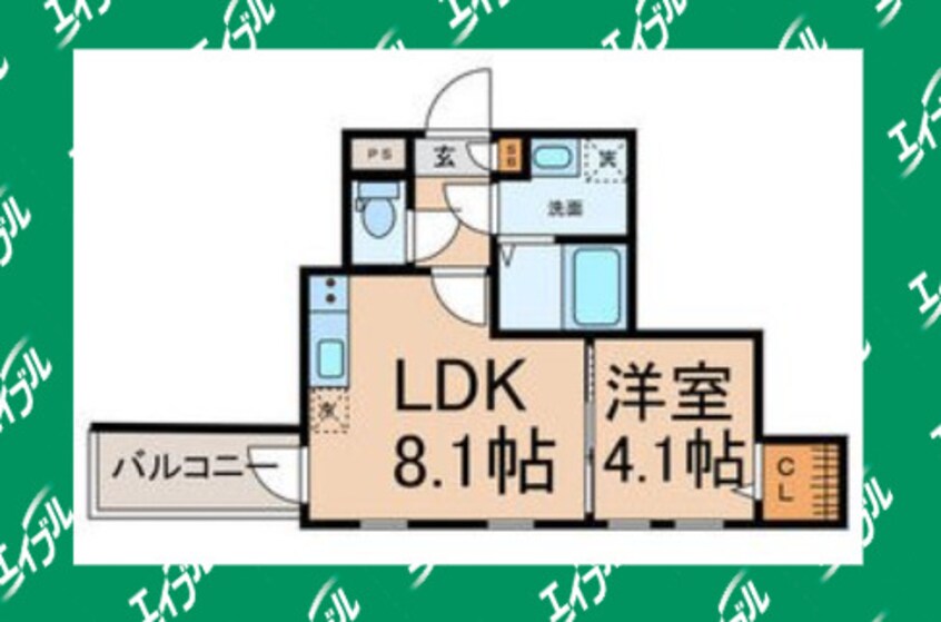 間取図 名古屋市営地下鉄鶴舞線/浄心駅 徒歩7分 3階 築9年