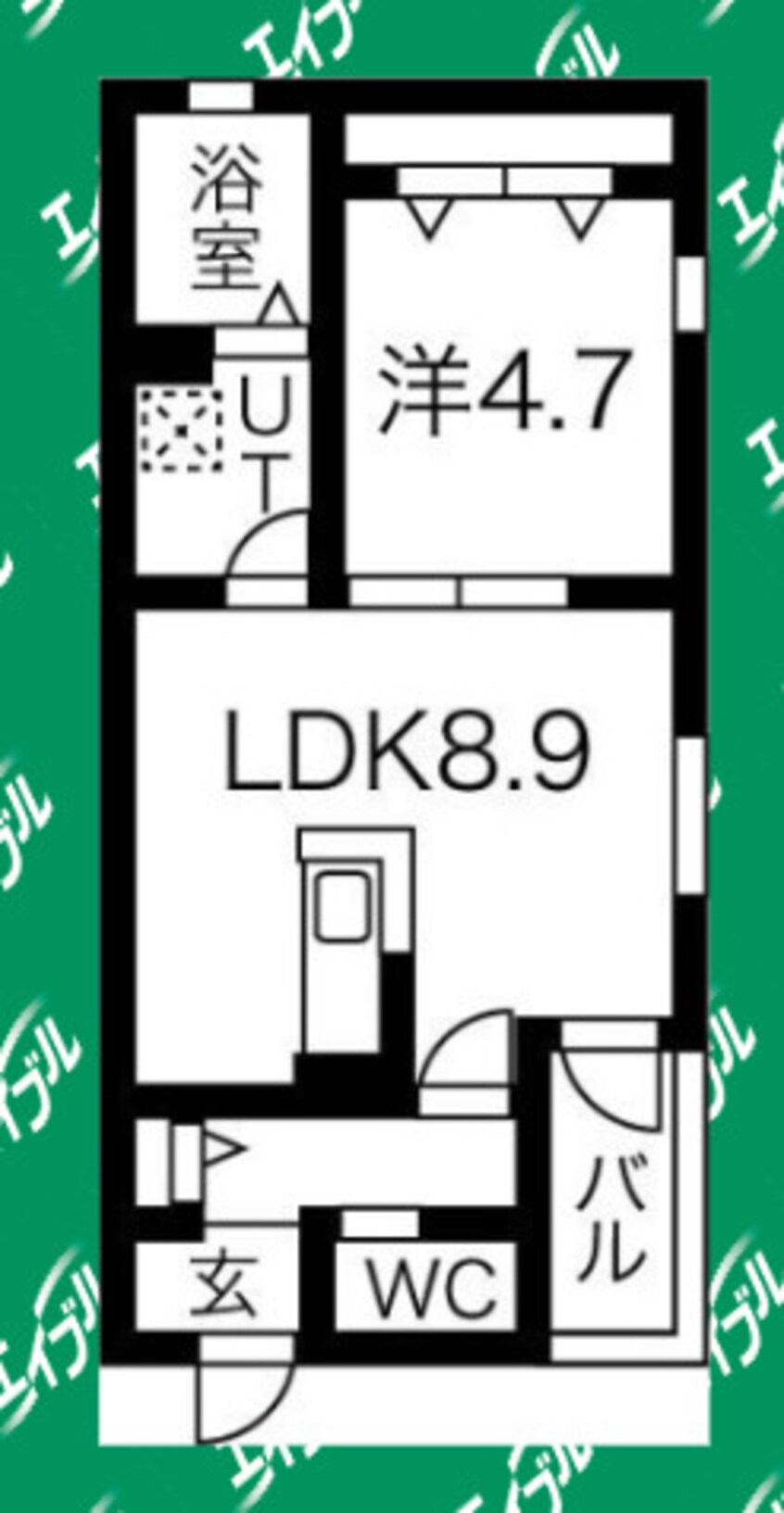 間取図 DELA香呑