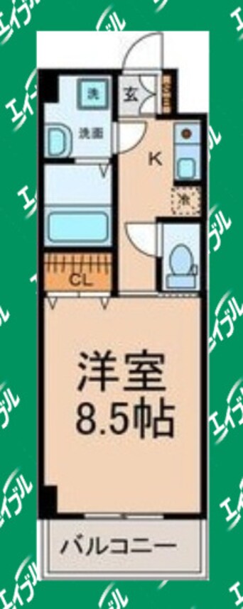 間取図 サン笠取