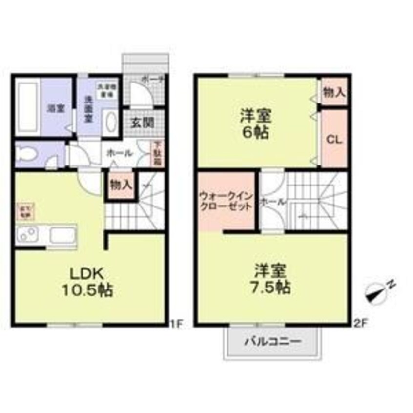 間取図 名鉄名古屋本線/中京競馬場前駅 徒歩17分 1階 築7年