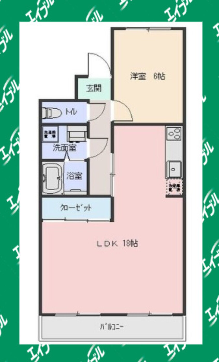 間取図 メゾン浪打