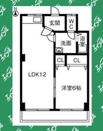 間取図 松村マンション